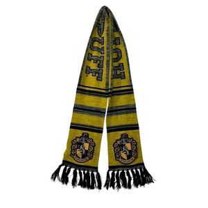 Wizarding World Of Harry Potter Hufflepuff Long Scarf fringe Harry Potter Long